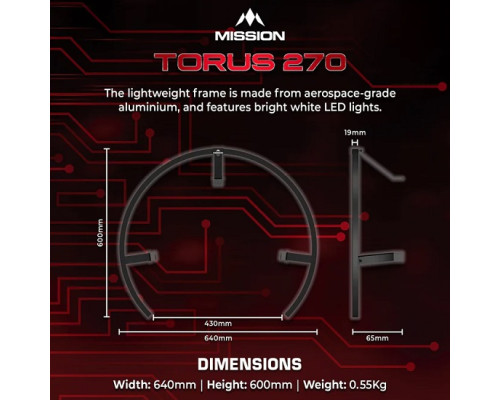 Система освітлення мішені Mission Torus 270 USB-C