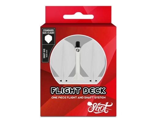 Оперения Shot Flight Deck Medium White