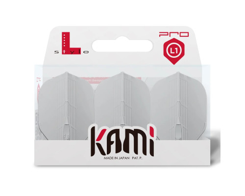Оперення для дротиків L-Style Kami White