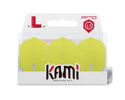 Оперення для дротиків L-Style Kami Yellow