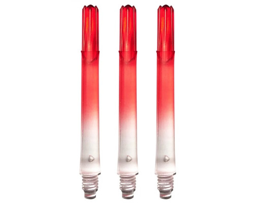 Хвостовики для дротиков L-Style L-Shaft Straight Clear & Red