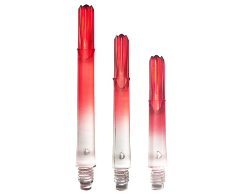 Хвостовики для дротиков L-Style L-Shaft Straight Clear & Red