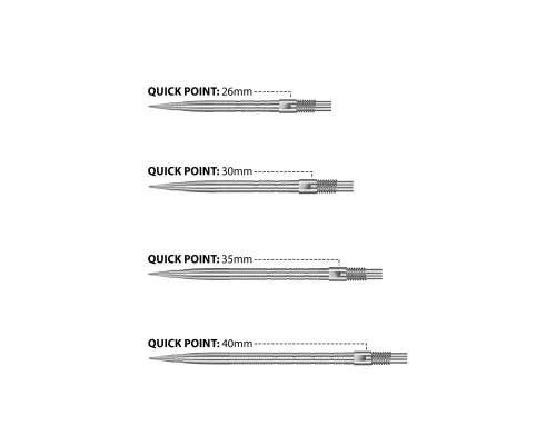 Змінні голки Harrows Quick Points Micro Ridge 