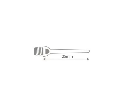 Пластиковые наконечники Harrows Keypoint Черные (100 шт)