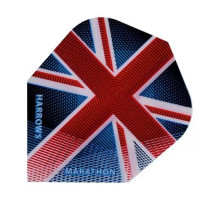Оперение Harrows Marathon Union Jack White Stripe