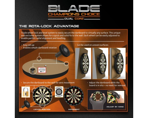 Мішень Winmau Blade Dual Core Champions Choice Trainer